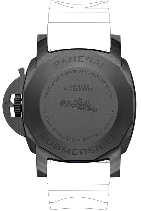 Panerai Submersible Quarantaquattro Carbotech Blu Abisso .